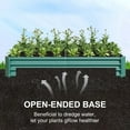 thumbnail image 2 of Aukfa Raised Garden Bed Outdoor, Large Heavy Metal Planter Box Steel Kit for Vegetables Flowers Herb, 6 ft x 3 ft, Green, 2 of 8