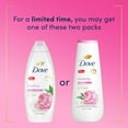 Dove Renewing Long Lasting Gentle Body Wash, Peony and Rose Oil, 20 fl