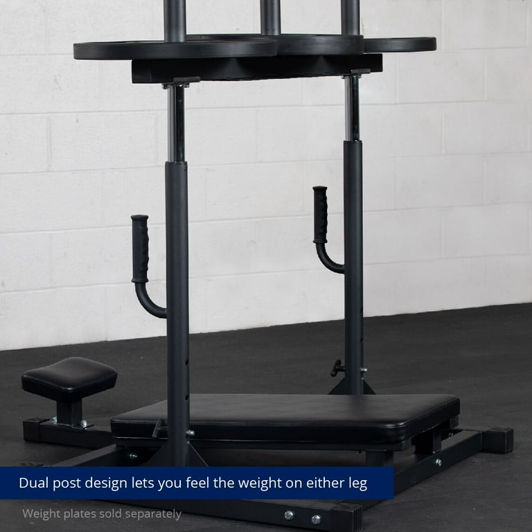 Titan Fitness Vertical Leg Press Machine 400 LB Capacity Diamond Footplate Olympic Plate Compatible Leg Strengthening Workout High Intensity
