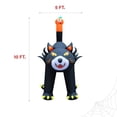 thumbnail image 6 of Haunted Hill Farm 10-Ft. Tall Pre-lit Inflatable Black Cat, HIBCAT103-L, 6 of 12