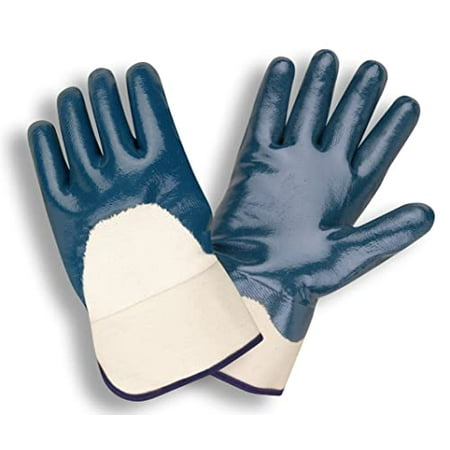 

12-Pack of Cordova 6850-8 Standard Dipped Nitrile Work Gloves Palm Coated Jersey Lined Safety Cuff 8 Medium