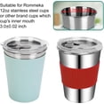 thumbnail image 2 of 12oz Cups Replacement Lids, Spill Proof and Splash Resistant Lid, Straw Friendly (3 Pack), 2 of 7