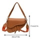 thumbnail image 2 of La cartera elegante del cuero de la PU empaqueta los bolsos de viaje del bolso de hombro de la silla de montar de las mujeres de dos correas, 2 of 8