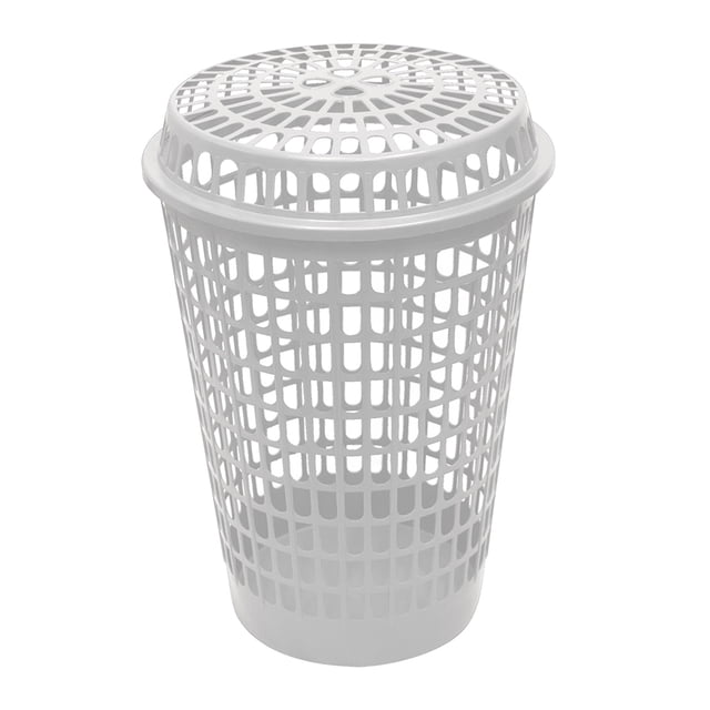 Cesto Plastic Trends Iris 55 L Blanco