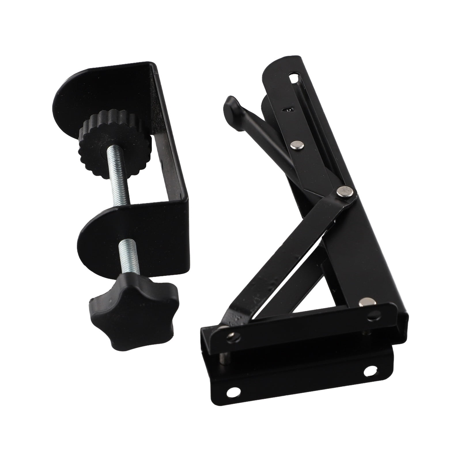 1-Piece Sliding Desk Extension Plate Support Clipon Keyboard Tray Hand Rest Small Smile Home