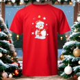 thumbnail image 3 of Playera Con Estampado De Muñeco De Nieve Navidad Ropa Para Hombre Color Rojo Talla Grande Marca Emil SaEs, 3 of 4