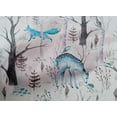 thumbnail image 5 of oneOone Cotton Poplin Light Blue Fabric Deer Craft Projects Decor Fabric Printed By The Yard 42 Inch Wide, 5 of 5