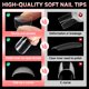 thumbnail image 5 of Gel suave de cobertura completa para uñas UNA GELLA Short Square, 600 unidades, 5 of 9
