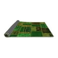 thumbnail image 2 of Ahgly Company Indoor Round Patchwork Green Transitional Area Rugs, 5' Round, 2 of 4