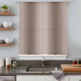 thumbnail image 5 of Brown Ombre Sheer Curtains 45 Inches Long, Modern Abstract Art Farmhouse Gradient Light Filering Curtains, Breathable Simi Curtain Privacy Drapes for Kitchen Bathroom Small Window Treatment, 5 of 9