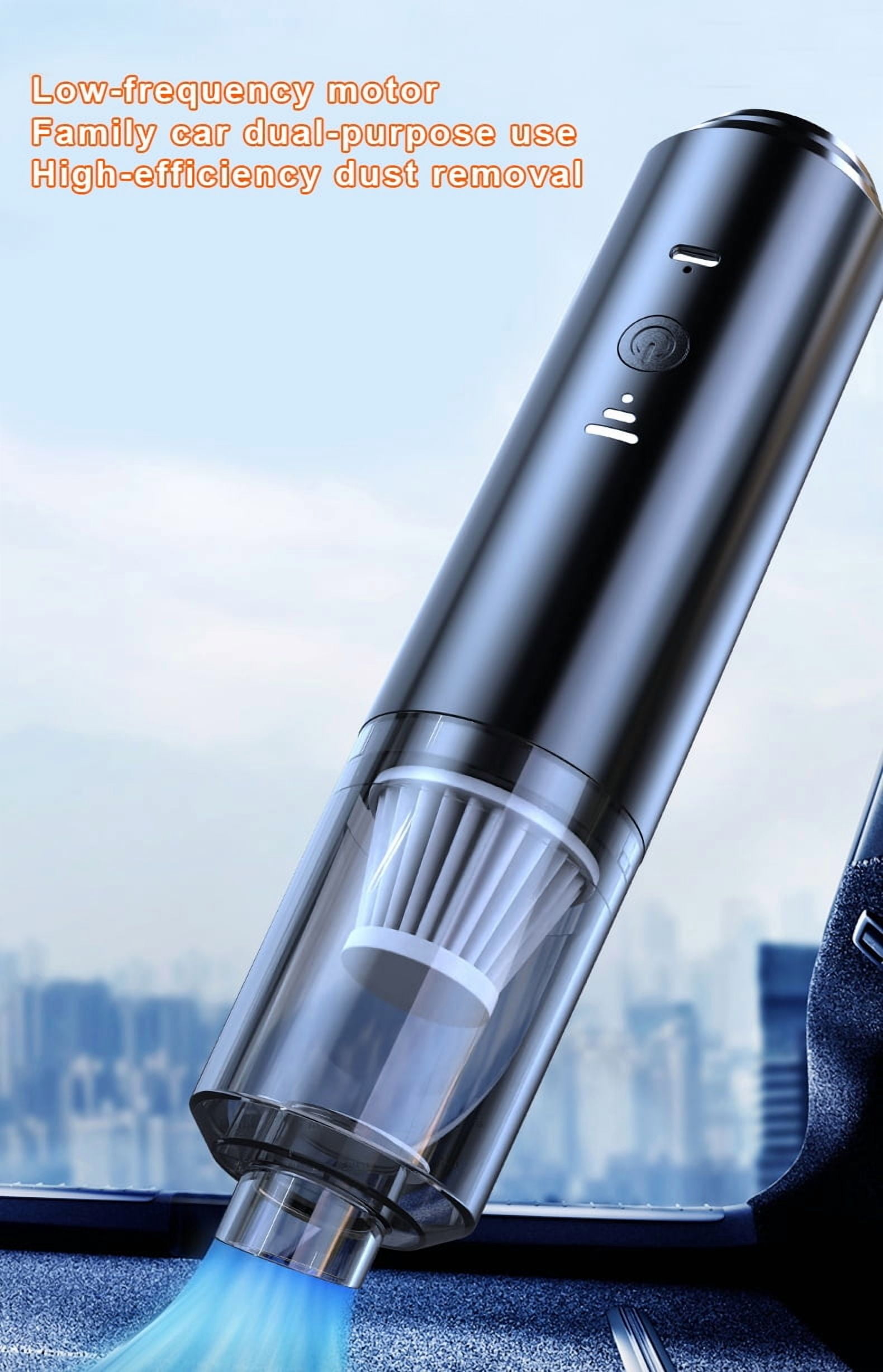 iSpchen Cordless Car Vacuum Cleaner, 4000Pa Strong Suction, Wet/Dry Use, Type-C Charging