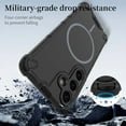 thumbnail image 3 of For Samsung Galaxy S25 Magnetic Phone Case,Compatible with Mag-Safe,Dropproof Heavy Duty,Military-Grade Drop Protection,Shockproof Anti-fall Tough Rugged Phone Case Cover,Black, 3 of 9