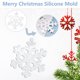 thumbnail image 1 of Moldes para Hornear XWSHYW Herramienta de Decoración de Molde Epoxi de Resina de Fundición de Joyería de Feliz Navidad, 1 of 6
