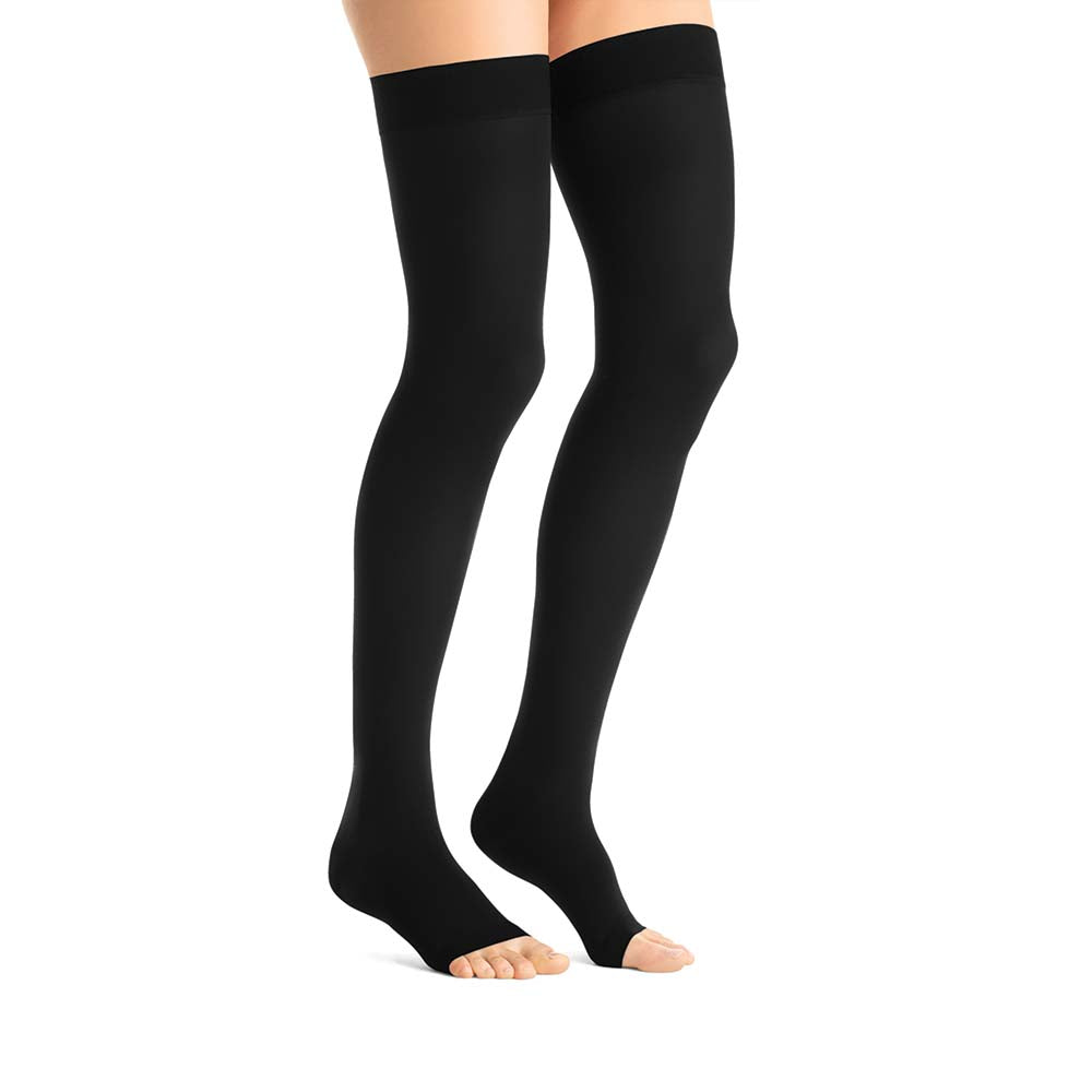JOBST Opaque Compression Stockings, 2030 mmHg, Thigh High, Silicone