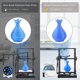 thumbnail image 4 of Filamento de impresora 3D PLA consumible Filamento de 175 mm Azul a blanco a prueba de agua para taller ANGGREK Otros, 4 of 8