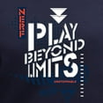 thumbnail image 3 of CafePress - Nerf Play Beyond Limits T Shirt - Women's V-Neck Dark T-Shirt, 3 of 4