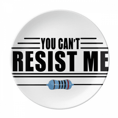 

Resistance Part Circuit Negative Plate Decorative Porcelain Salver Tableware Dinner Dish
