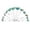 Green, variant on Outdoor Garden Art Flower Stakes 12Pcs Pot Planter Bed Yard Home, 2.36~4.72 inch, Red