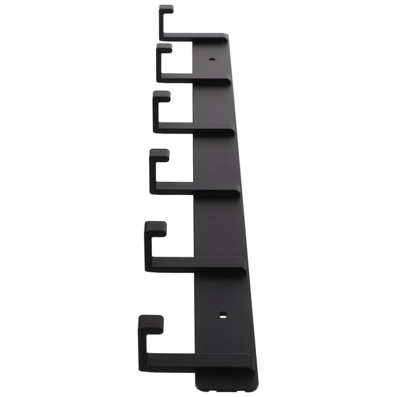 MERRYHAPY Gancho De Aluminio Resistente Negro Para Colgar Abrigos Sombreros Y Toallas