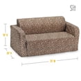 thumbnail image 3 of ComfyKids® 2-in-1 Flip Sofa, 3 of 7