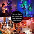 thumbnail image 5 of Pastel Plug in Easter String Lights, 33ft 100 LED Clear Wire Decorative Multicolored Christmas Birthday Wedding Party Lighting Up for Window Bedroom Tree Hanging Decorations (Multi Color), 5 of 17