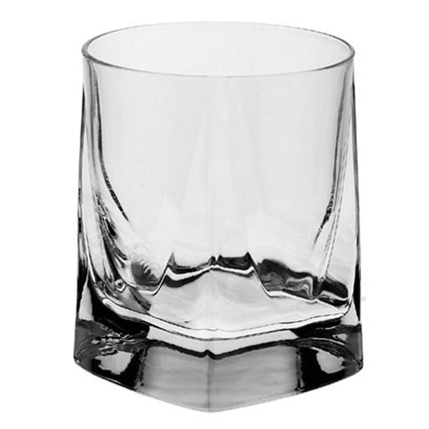 Luigi Bormioli Alfieri 12Ounce Double Old Fashioned Glass, Pack of 4