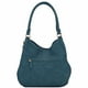 thumbnail image 4 of Bolso Hobo FashionPuzzle, ligero, piel sintética, azul y gris, 4 of 6