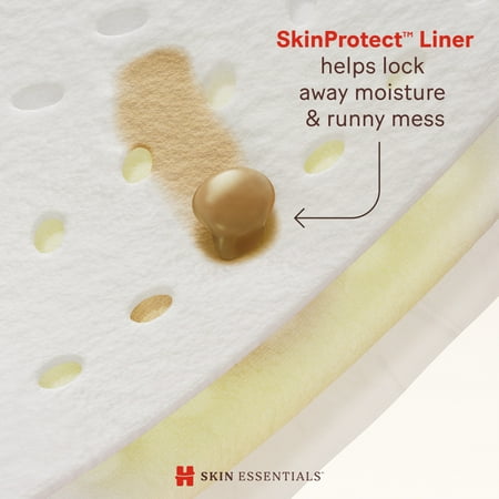 Huggies Skin Essentials Baby Diapers, Size Newborn (6-9 lbs), 76 Count