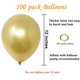 thumbnail image 3 of Globos de látex Bezente, color dorado metalizado, 30 cm, paquete de 100, 3 of 9