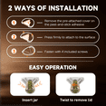 thumbnail image 2 of HEIHING Jar Opener Stainless Steel Jar Opener Under Cabinet Lid Opener Easy Jar Opener for One-Hand Use Opens Small to Large Jars, 2 of 6