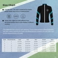 thumbnail image 7 of iiniim Kids Girls Figure Skating Jacket Sport Long Sleeves Training Coat Zip-Up Sweatshirt Outwear Blue Green 6, 7 of 7