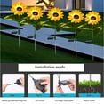 thumbnail image 6 of Faux Flowers Outdoor Solar Outdoor LightsSunflower Lightoos Outdoor, 2 Pack Garden Lights , Flower Lights For Garden, Pathways, Backyard, Patio, Yard Decorative Tea Party Decorations Yellow, 6 of 7