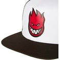 thumbnail image 5 of Spitfire Big Head Fill Logo Trucker Hat Black White Red Snapback, 5 of 5