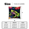 thumbnail image 5 of Frog Velvet Pillow Covers Set of 2 with Unique Patterns for Decorative Pillows - 16x16, 18x18, 20x20 Inches for Various Occasions, 5 of 6