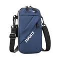 thumbnail image 1 of Sonducket Soporte para teléfono cruzado ajustable de nailon para un estilo de vida activo: manténgase manos libres mientras viaja Bolsas de mensajero y de hombro Azul impermeable, 1 of 6