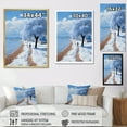 thumbnail image 4 of Designart "Strolling by the Coastal Seaside II" Nautical & Beach Floater Framed Canvas Print, 4 of 7