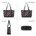 thumbnail image 6 of FORMRS Canvas Laptop Tote Bag for Women with 15.6" Computer Compartments Shoulder Handbag, Red Abstract Lines, 6 of 7