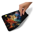 thumbnail image 3 of Mouse Pad SVART de Superficie Suave, base antideslizante, con diseño orginal de Gato estilo arte urbano, Diseño3, 22*18 cm, 3 of 4