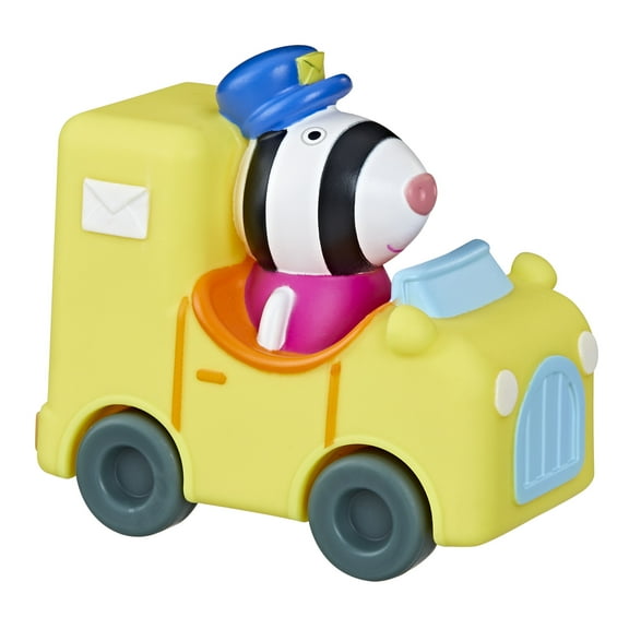 Peppa Pig Little Buggy Vehicle Preschool Toy, Zoe Zebra in Mail Truck
