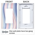 thumbnail image 3 of Yayeee Rocker Switch Wall Plate 1-Gang 4.6"x2.9" Home Decorative Outlet Cover, Abstract Pink, 3 of 6
