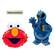 Valueballoon Elmo 25? & Cookie Monster 38? Balloons Sesame Street Birthday Graduation Baby Shower Party Decorations