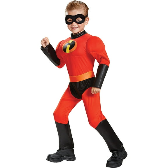 DisguiseToddler Boys' Disney The Incredibles Dash Muscle Costume - Size 2T