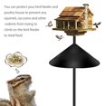 thumbnail image 3 of Squirrel Baffle  Squirrel Baffle Anti Rust Raccoon Proof Bird Feeder Guard Grille Squirrel Protection Black Pvc(12 Inch), 3 of 7