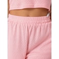 thumbnail image 5 of DARING DIVA Women's Soft Round Neck Spaghetti Strap Pajama Set M Pink, 5 of 6