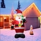 thumbnail image 5 of Muleta de decoración navideña, juguete inflable de Papá Noel con luces LED, modelo inflable para exteriores, adorno para fiesta y decoración de jardín, 1,2 M, 5 of 5