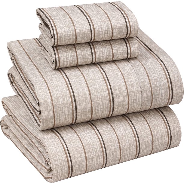 RUVANTI 100 Cotton Sheets Crispy Cooling Percale Sheets Breathable