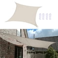 thumbnail image 4 of Auvent de Protection Solaire pour Patio de Jardin Extérieur 98 % Protection Blanc, 4 of 8