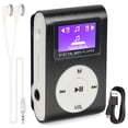 thumbnail image 2 of Deago Mini Portable MP3 Player with Clip Running Sport Music Player Support Micro SD Card (Black), 2 of 10