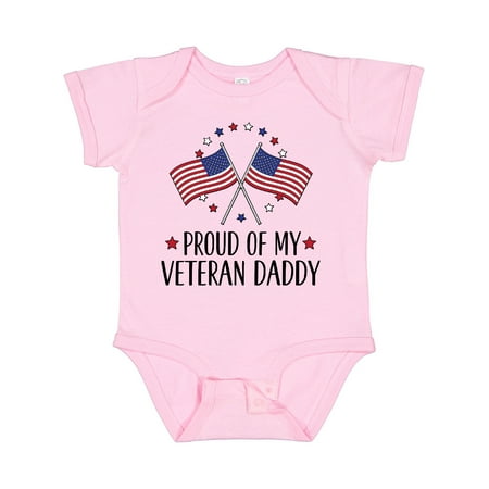 

Inktastic Military Veteran Daddy Proud Son Daughter Gift Baby Boy or Baby Girl Bodysuit