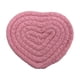 thumbnail image 2 of Mantel individual de algodón tejido en forma de corazón • Protector de mesa rosa intenso • Esterilla lavable duradera de 12,5x10,5 cm • Decoración decorativa para la mesa de San Valentín, 2 of 6